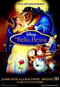 Cartel de 'La Bella y la Bestia' en 3D