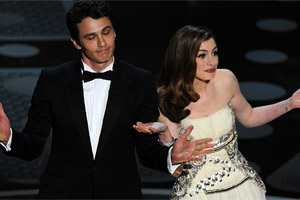 James Franco y Anne Hathaway