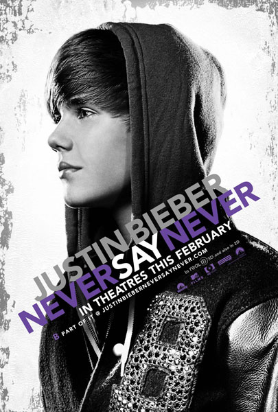 Cartel de Justin Bieber: Never Say Never