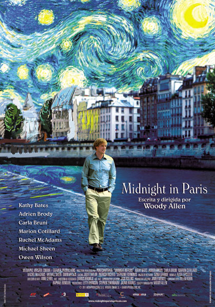 Cartel de 'Medianoche en París'