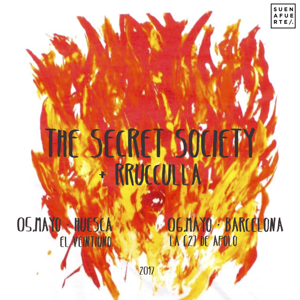 the secret society presenta 'hacemos ruído al rompernos' en Barcelona y Huesca