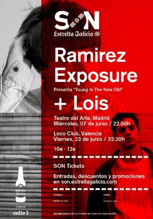 lois y Ramirez Exposure estarán en Teatro del Arte con Son Estrella Galicia