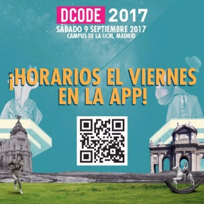 dcode horarios 2017 sábado 9 de septiembre Madrid