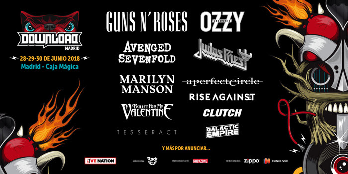 ¡Guns N' Roses, cabeza de cartel de Download Festival Madrid 2018!