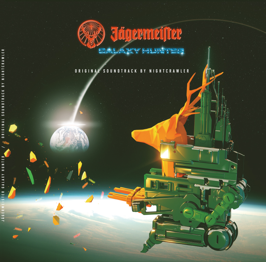 Jägermusic edita en vinilo la banda sonora del proyecto de arcade Jägermeister Galaxy Hunter by Nightcrawler