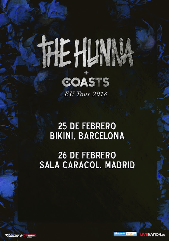 The Hunna y Coasts harán parada en Barcelona y Madrid los días 25 y 26 de Febrero