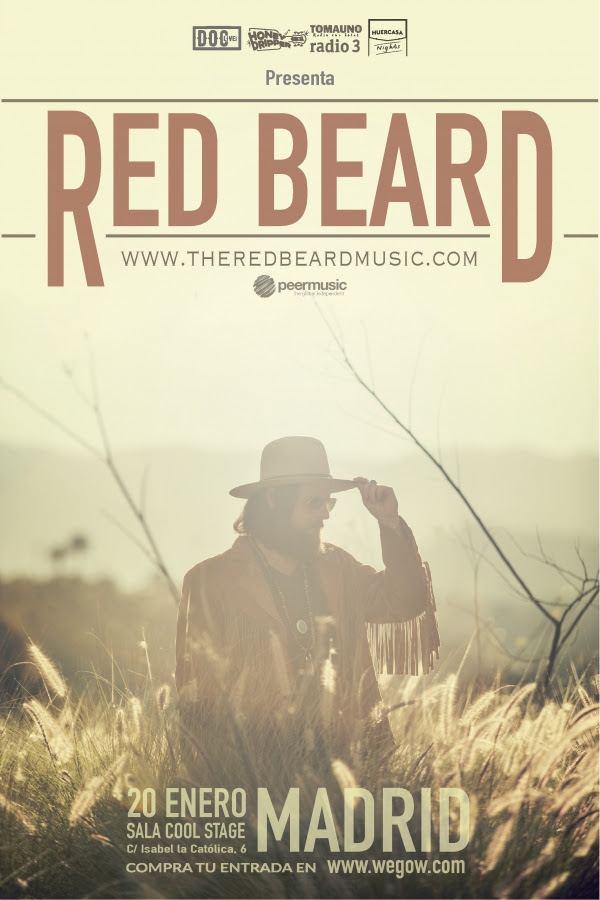 red beard concierto el 20 de enero en madrid