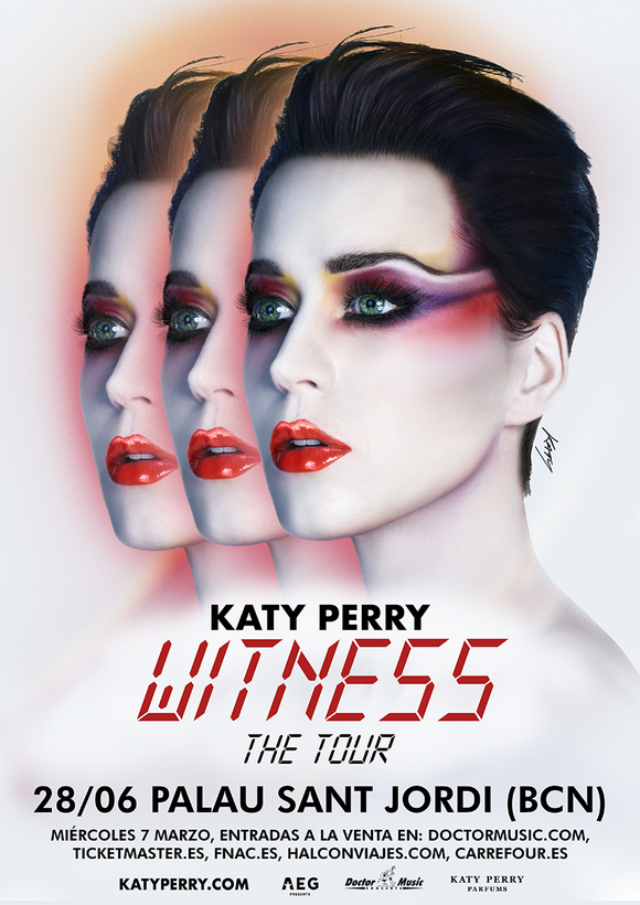 Katy Perry dará un único concierto en Barcelona en Junio. 