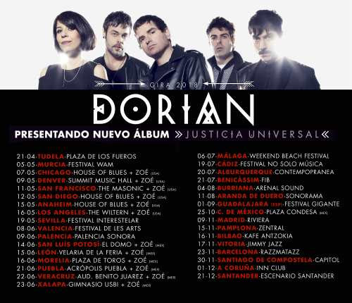 Dorian regresa con nuevo vídeo y fechas de gira
