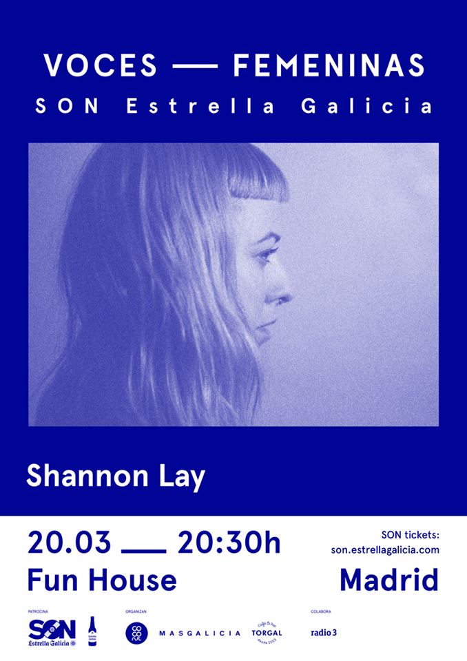 Voces Femeninas SON Estrella Galicia continúa el ciclo con Shannon Lay y la presentación de “Living Water” en Madrid