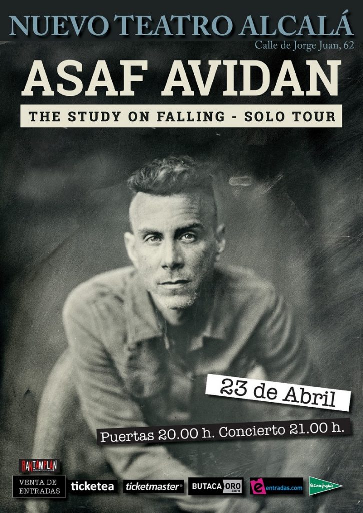 Asaf Avidan presenta The Study on Falling - Solo Tour en Madrid