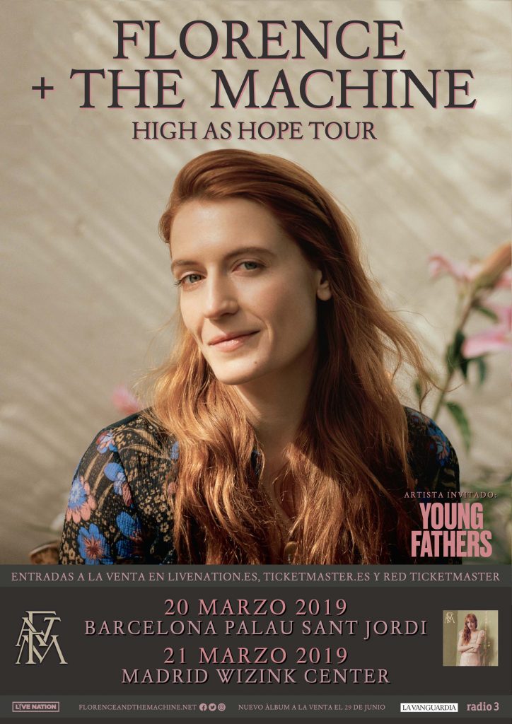 young fathers y Florence and the machine en marzo en MAdrid