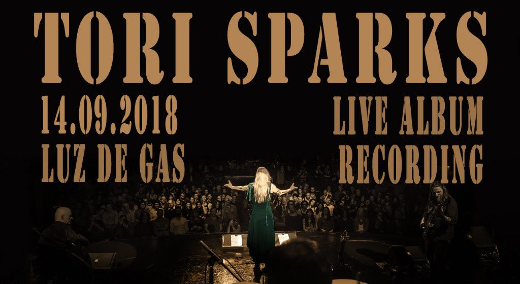 tori sparks grabará en directo su nuevo álbum el próximo 14 de septiembre