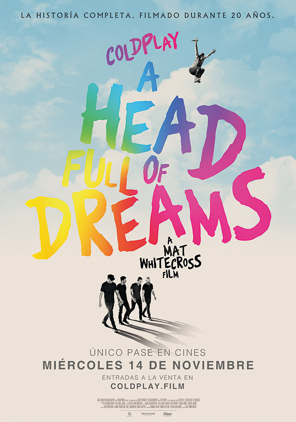 A head full of dreams documental sobre coldplay en cines de toda España
