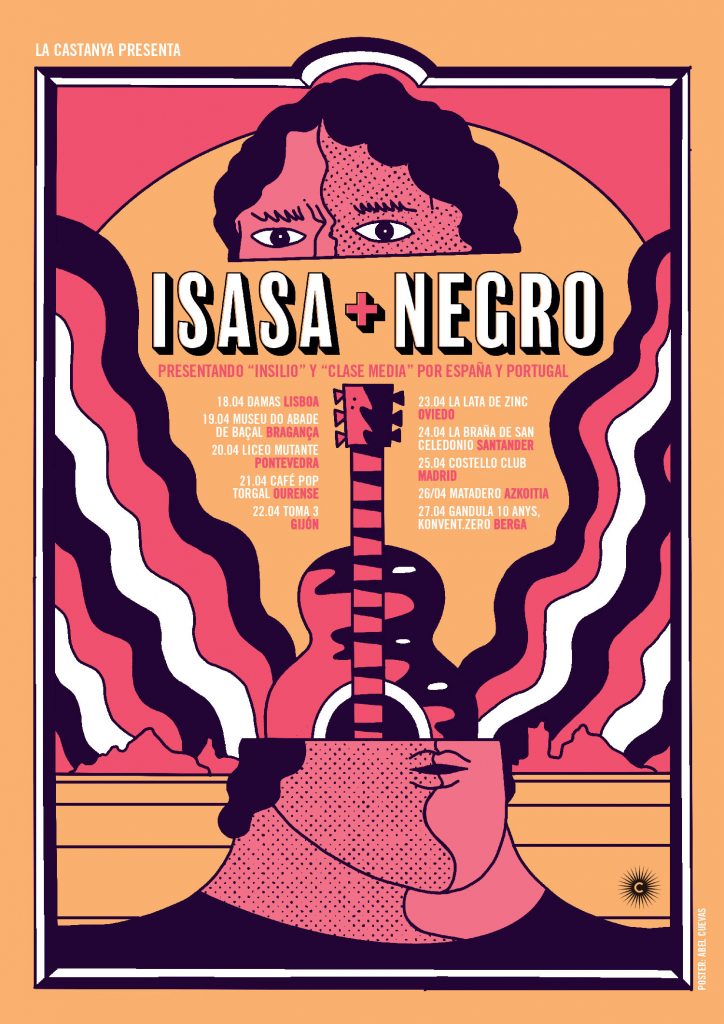 Isasa y Negro presentan gira conjunta de diez fechas en nuestro país y Portugal