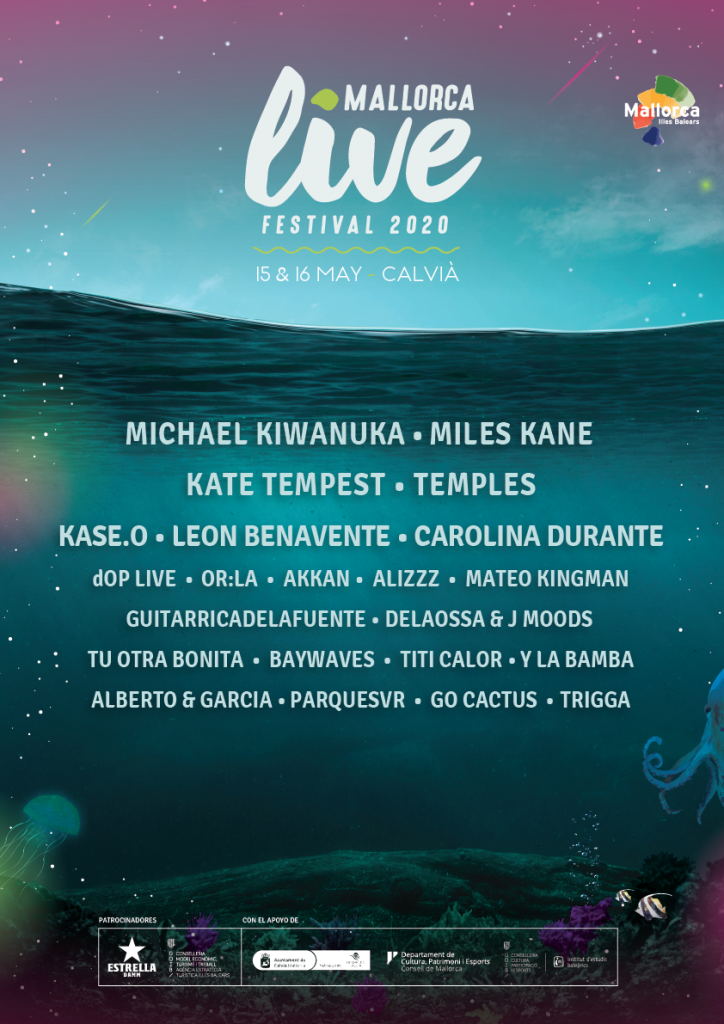 primeras confirmaciones del mallorca live festival 2020