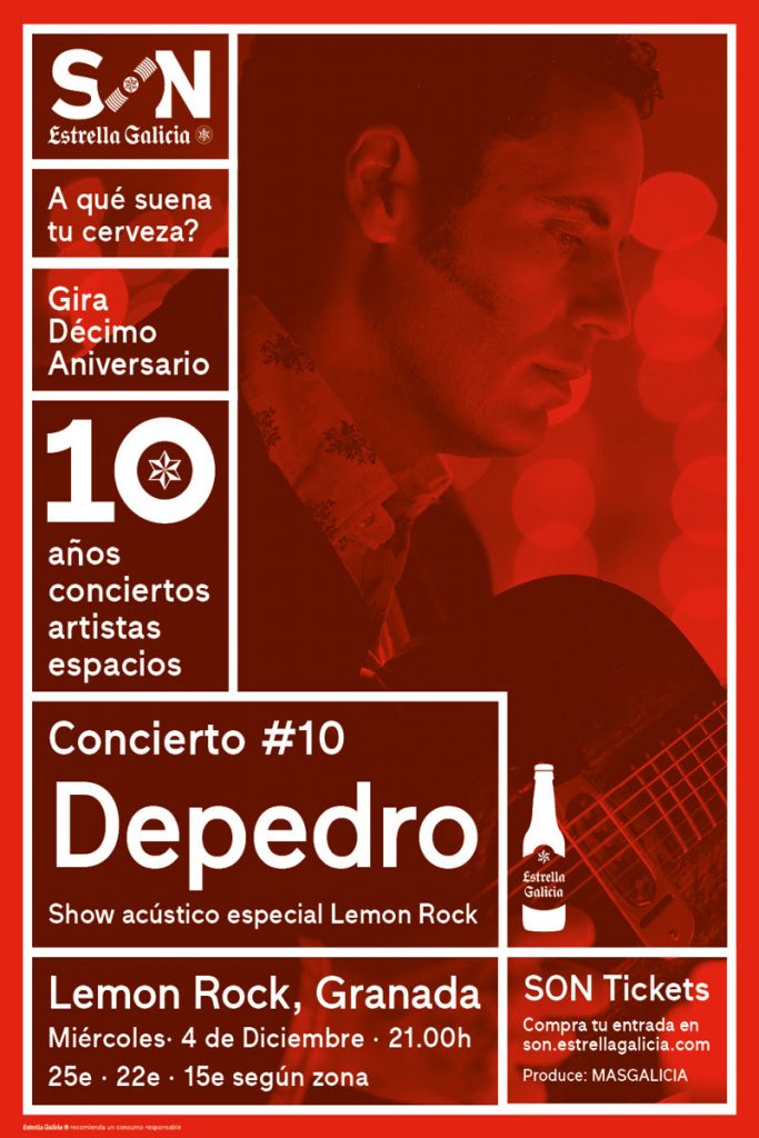 depedro celebra el 30 aniversario de son estrella galicia en granada 