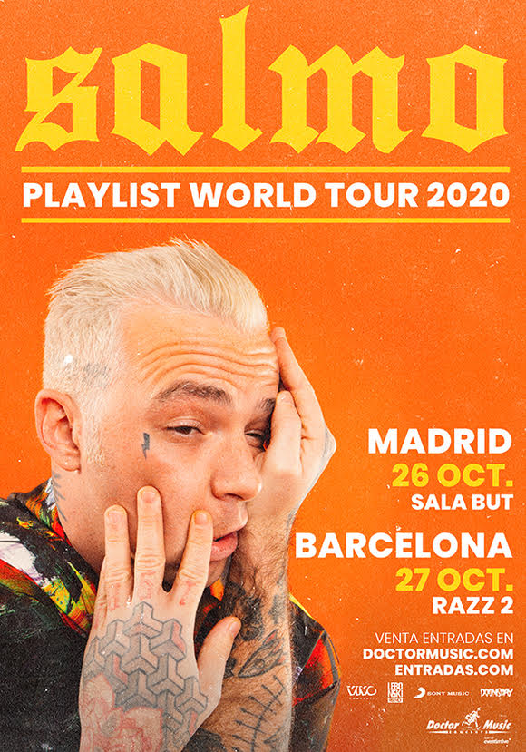 salmo playlist world tour 2020 madrid y barcelona