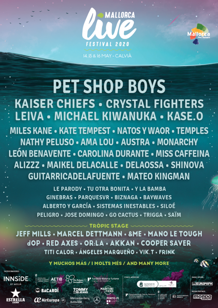 Kaiser Chiefs y Jeff Mills nuevos cabezas de cartel del Mallorca Live 2020