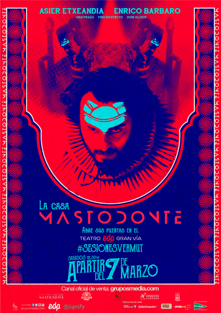 Mastodonte llega al teatro edp gran vía los sábados de marzo