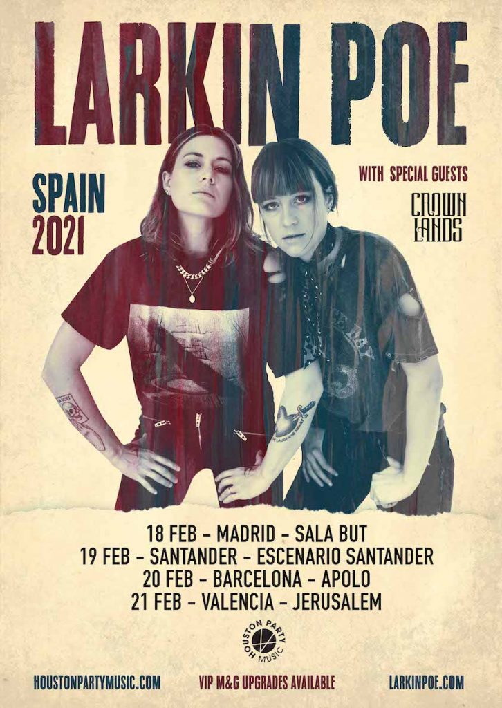 Larkin Poe gira española 2021