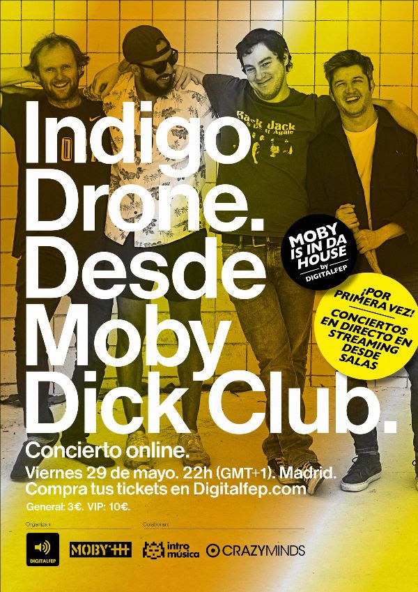 indigo drone en la moby dick club