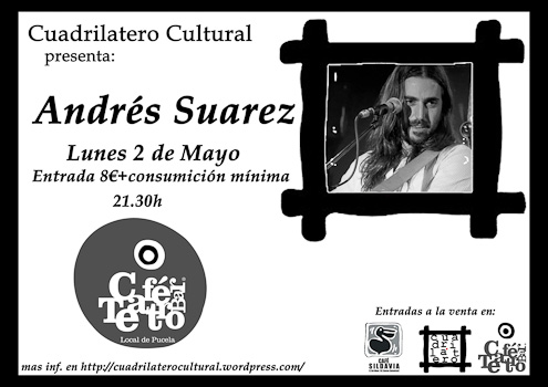 Concierto de Andrés Suárez en Valladolid