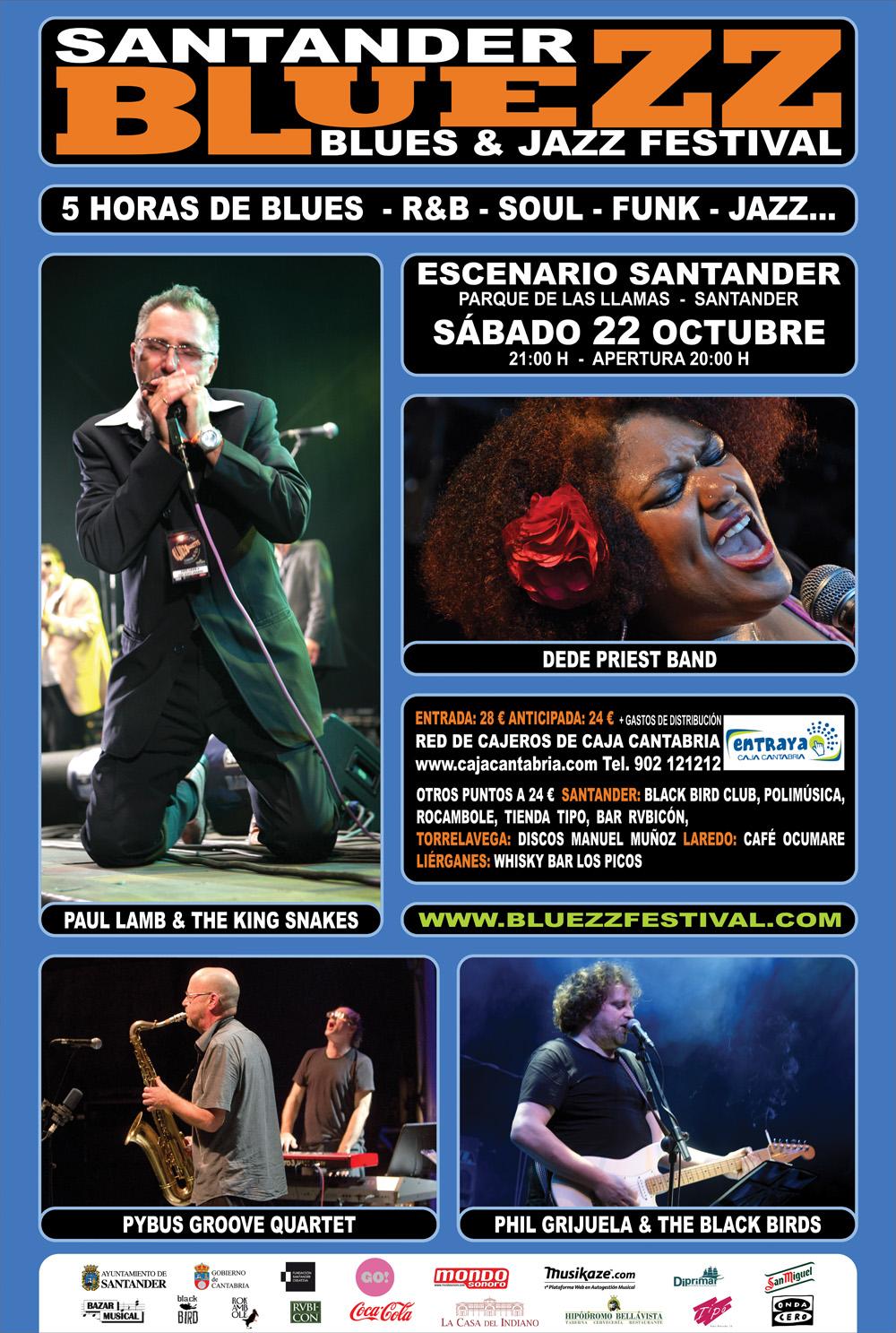 El Bluezz Festival llega a Santander el 22 de Octubre