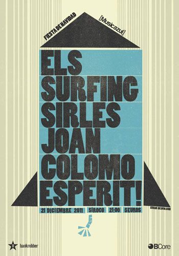 Concierto de Joan Colomo, Els Surfing Sirles y Esperit! en Madrid.