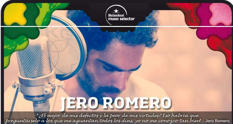 Jero Romero actuará en Madrid,Burgos,Santiago,Valencia y Durango con Heineken Music Selector. Sorteamos entradas.