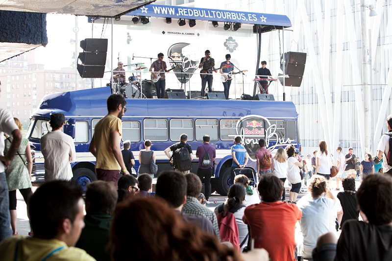 Red Bull Tour Bus y su programación en el Sonorama 2012.