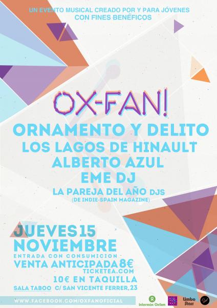 Concierto solidario Ox-fan! en la sala Taboo de Madrid