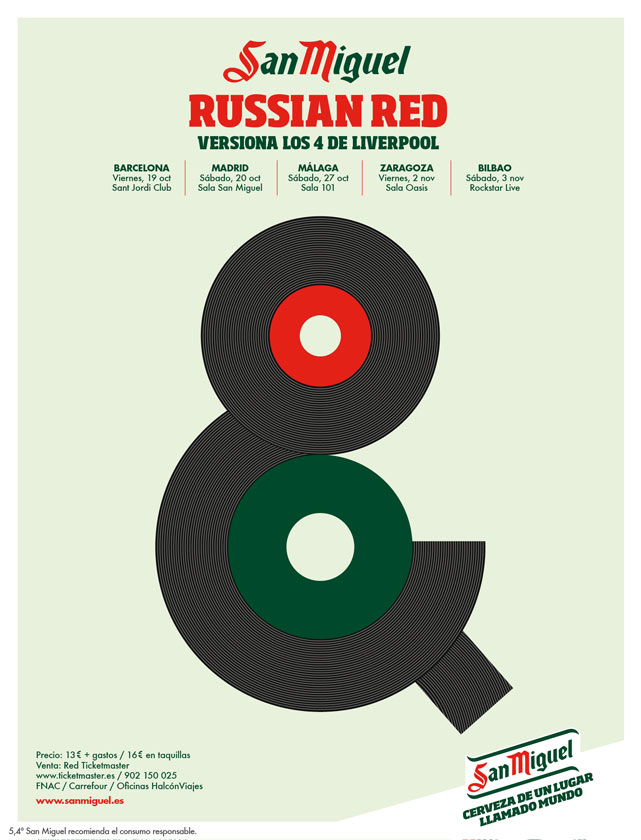 Russian Red cinco citas versionando a The Beatles