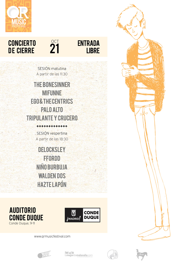 QR Music Festival ‘en vivo’ este domingo en Conde Duque (Madrid)