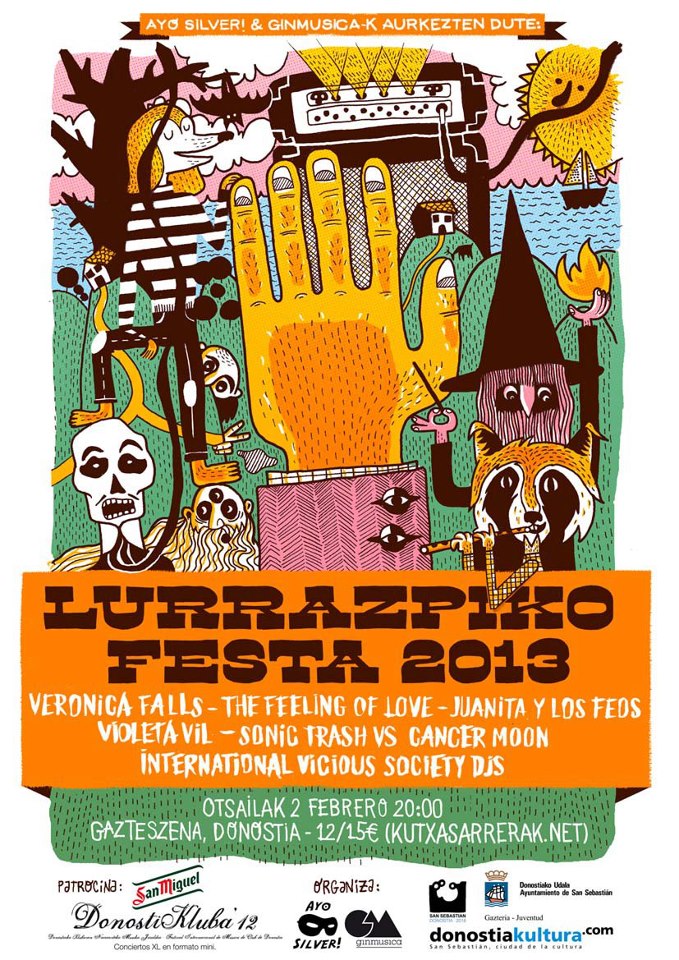 El Lurrazpiko Festa debuta con Veronica Falls, Violeta Vil y más