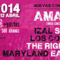 Segunda tanda de confirmaciones del FIV 2014; con Amaral, Los Coronas y Eagulls