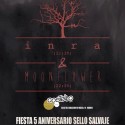 Inra y Moonflower esta noche en el aniversario de Sello Salvaje. Sala Costello.