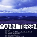 Yann Tiersen añade fechas a su gira española de Julio : Valencia y Tarragona.