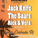 Vuelve Proyecto Waikiki con The Saurs, Jack Knife y Rick & Vera este sábado en la Sala Taboo (Madrid)