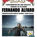 Fernando Alfaro este viernes en Joy Eslava presentando Saint Malo.