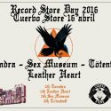 GetMAD! y Cuervo Store se suman al Record Store Day con Sex Museum, Toundra, Leather Heart y Tötenwolf