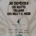 Joe Crepúsculo, Trajano!, Los Nastys y Luis Brea y el Miedo maridan en el Enofestival.