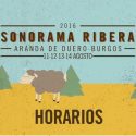 Horarios del Sonorama Ribera 2016 y nuevas confirmaciones