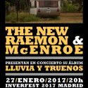 The New Raemon y McEnroe presentan ‘Lluvia y Truenos’ el 27 de Enero en Teatro Circo Price en el Inverfest.