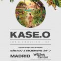 Kase. O no para y anuncia fin de gira en el WiZink Center de Madrid el 2 de diciembre de 2017.