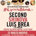Gira de celebración del 20 aniversario del Sonorama Ribera con Second, Shinova y Luis Brea en Madrid
