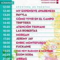 El Tomavistas Festival 2017 anuncia sus horarios.