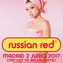 Russian Red añade nueva sesión para presentar “Karaoke” en el Círculo de Bellas Artes en junio.