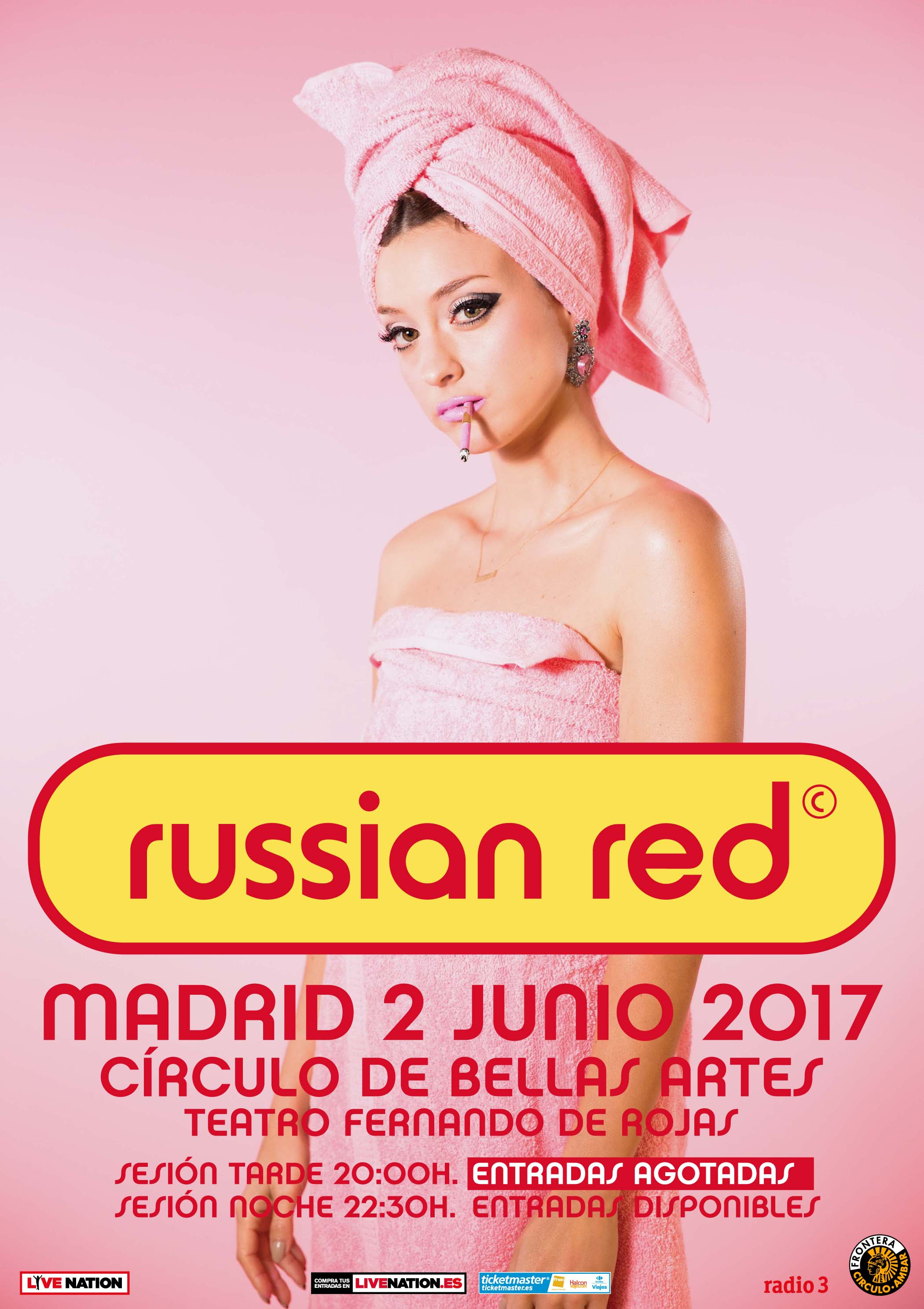 Karaoke de Russian Red ya disponible. russian red presenta karaoke en Madrid dentro de Frontera Circulo Ambar en dos sesinoes el dos de junio