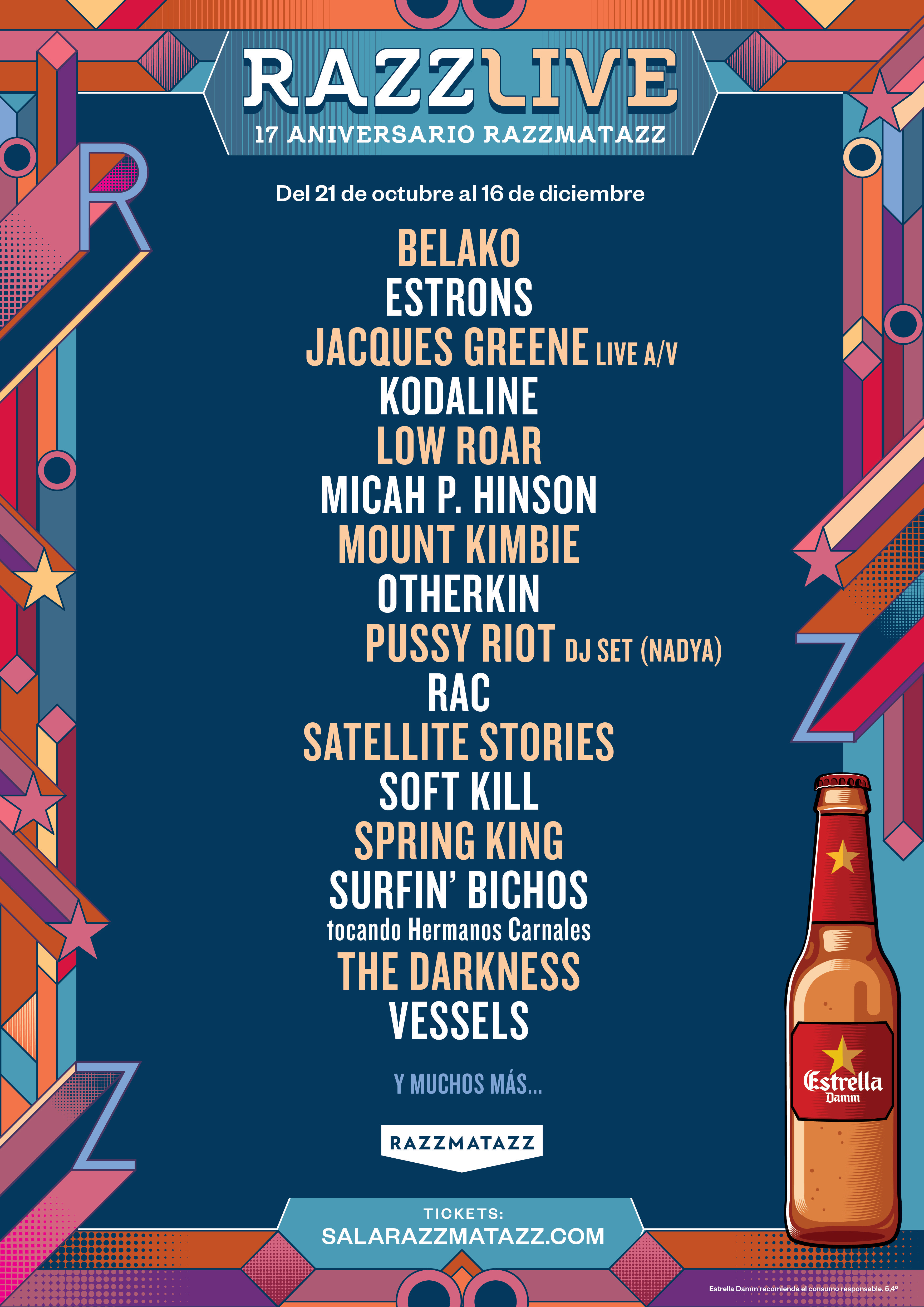 Razzlive : 17 aniversario de la sala Razzmatazz